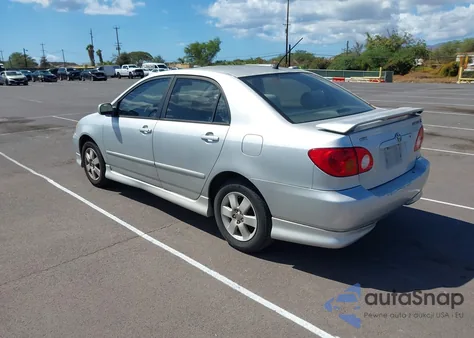 2003 Toyota Corolla S from USA, damaged, VIN 1NXBR38E83Z106429